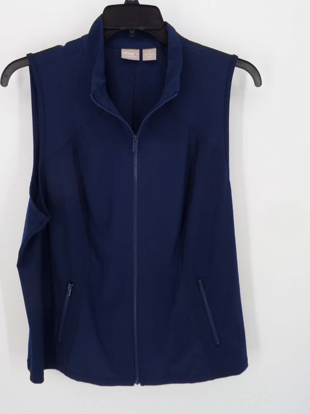 Chico's Zenergy  Woman's Vest Navy Blue SZ 3 US 16
